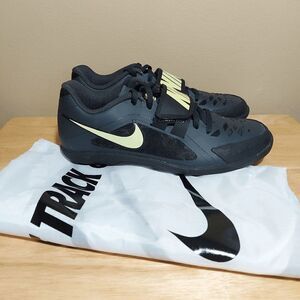 Nike Zoom Rival SD 2 Throwing Shoes Black Yellow 685134-004 Men's Size 6